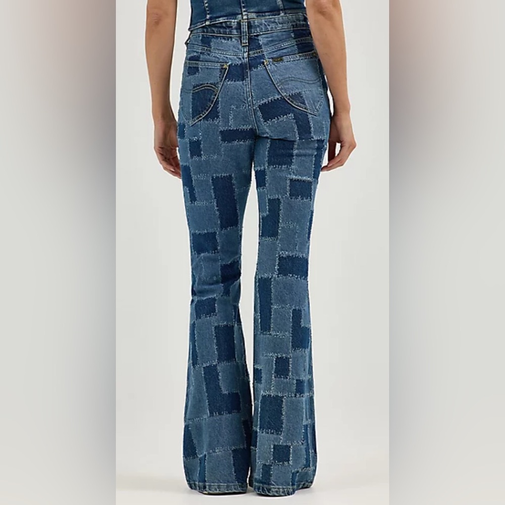 Free People Lee High-Rise Flare Jeans. NWT. Traveling pant - Picture 4 of 6